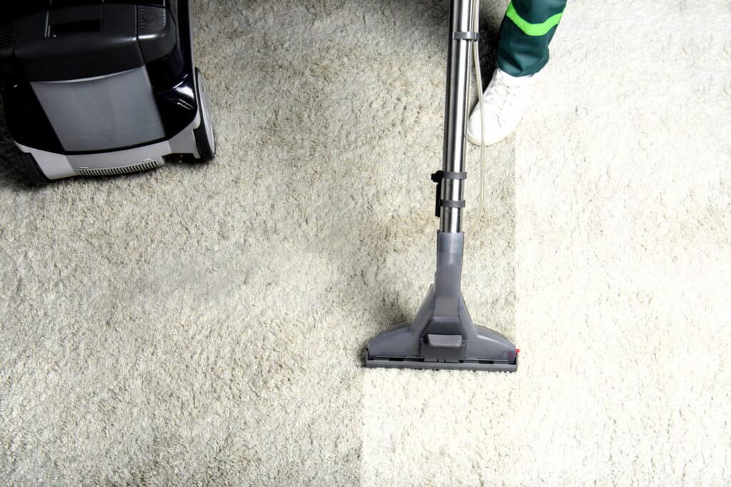 technicians use a variety of cleaning methods tailored to different carpet