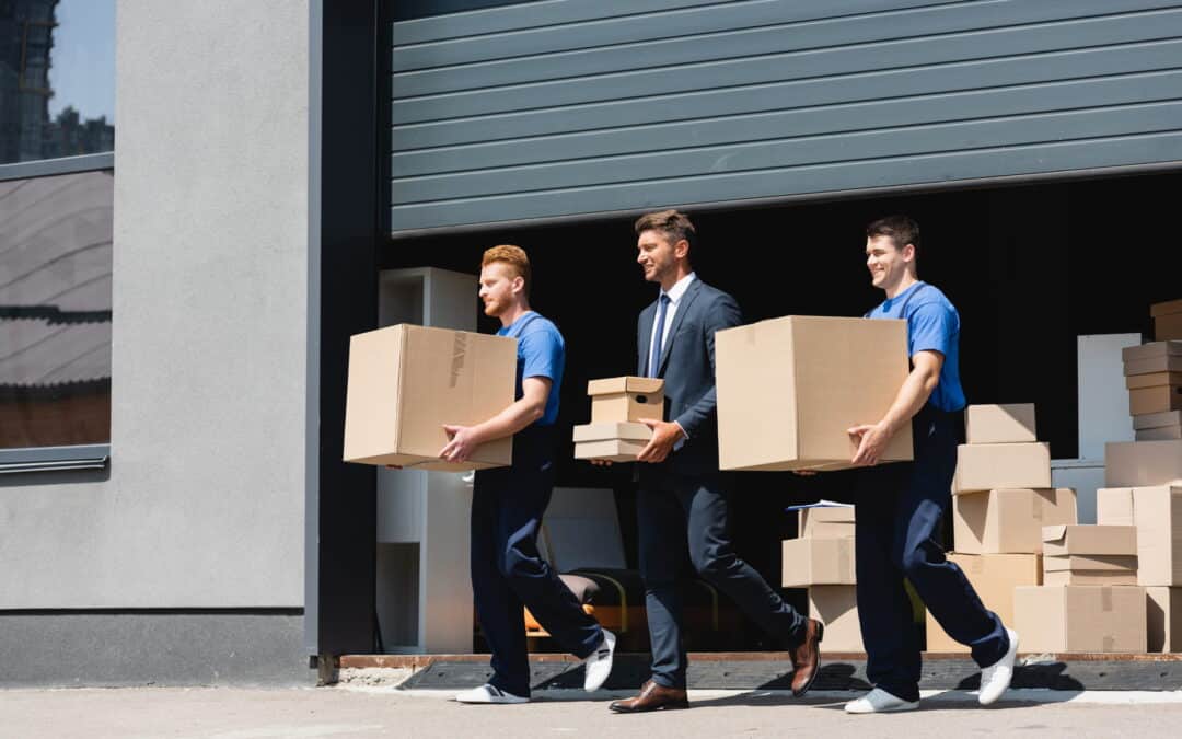 Using a professional moving company for business relocation