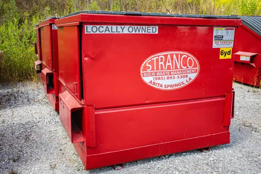 dumpster rental from a waste management company